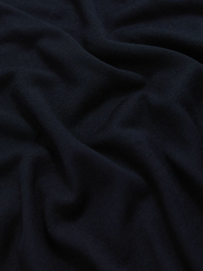 Reiss Jersey V-Neck Top in Navy