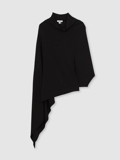 Reiss Offer - Cape Detail Top in Black