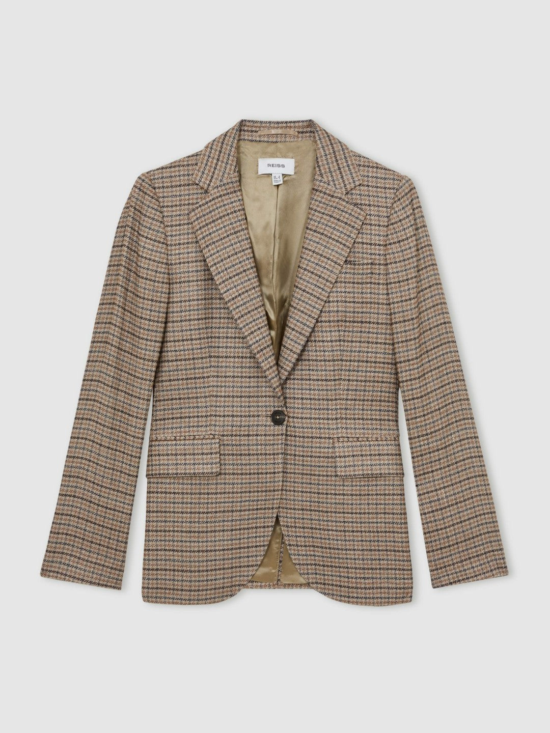 Reiss Popular Choice - Jacket in Neutral Check