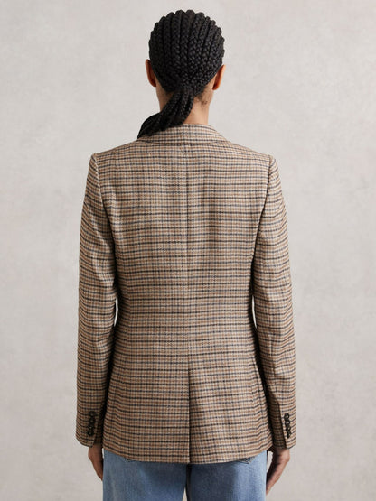 Reiss Popular Choice - Jacket in Neutral Check