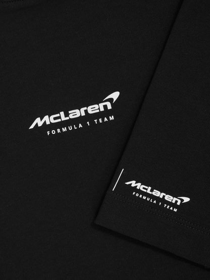 Reiss McLaren F1 Team Lando-Print T-Shirt Unisex Fit in Black