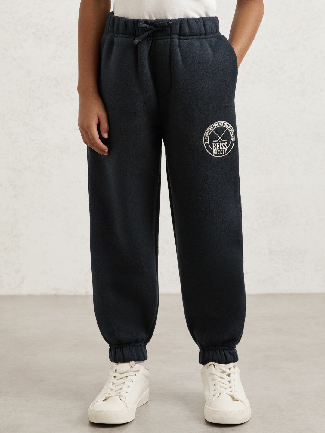 Reiss Offer - 3-9 yrs Hockey Joggers in Navy