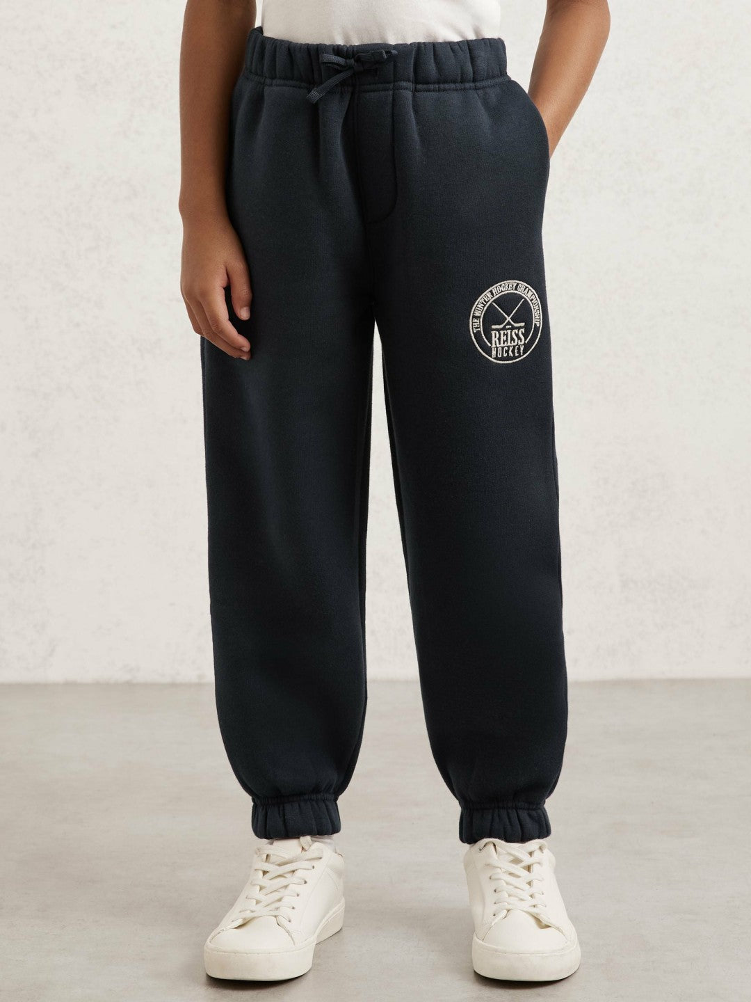Reiss Featured - 13-14 yrs Hockey Joggers in Navy
